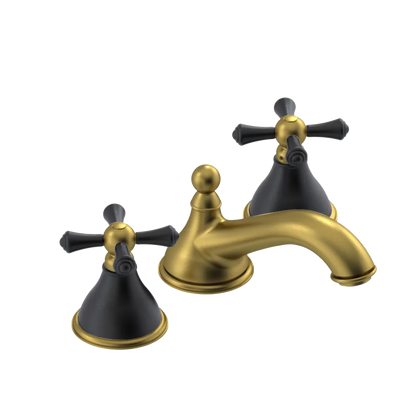 Rubinet Widespread Lav. Set. (less drain) Antique Brass Matt