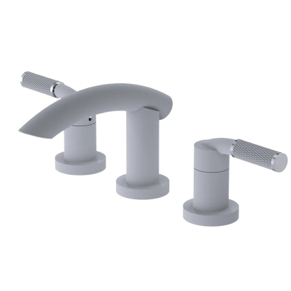 Rubinet Widespread Lav. Set. (less drain) Matt White