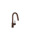 Baril Single-hole bar / prep kitchen faucet with 2-function pull-down spray