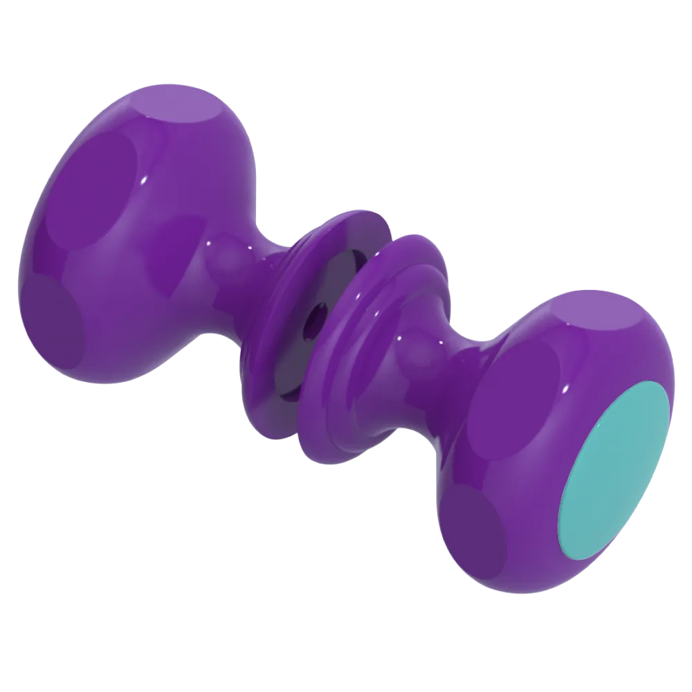 Rubinet Shower Door Knob (set) Purple Haze