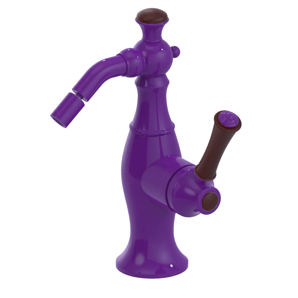 Rubinet Single Control Bidet Fitting (less drain) Purple Haze