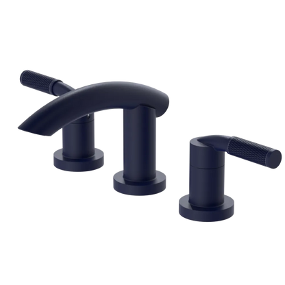 Rubinet Widespread Lav. Set. (less drain) Midnight Blue