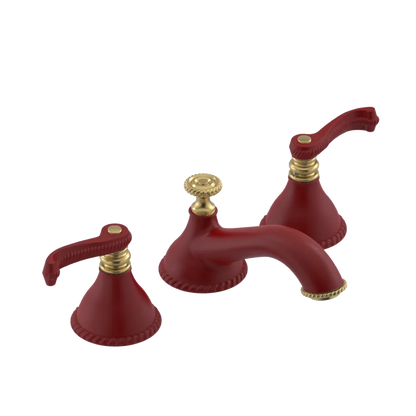 Rubinet Widespread Lav. Set. (less drain) Maroon