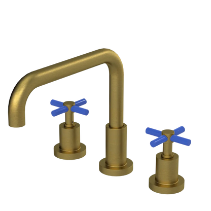 Rubinet Widespread Kitchen Set Antique Brass Matt