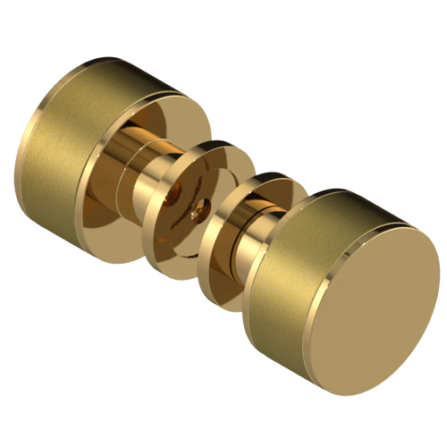 Rubinet Shower Door Knob (set) Gold