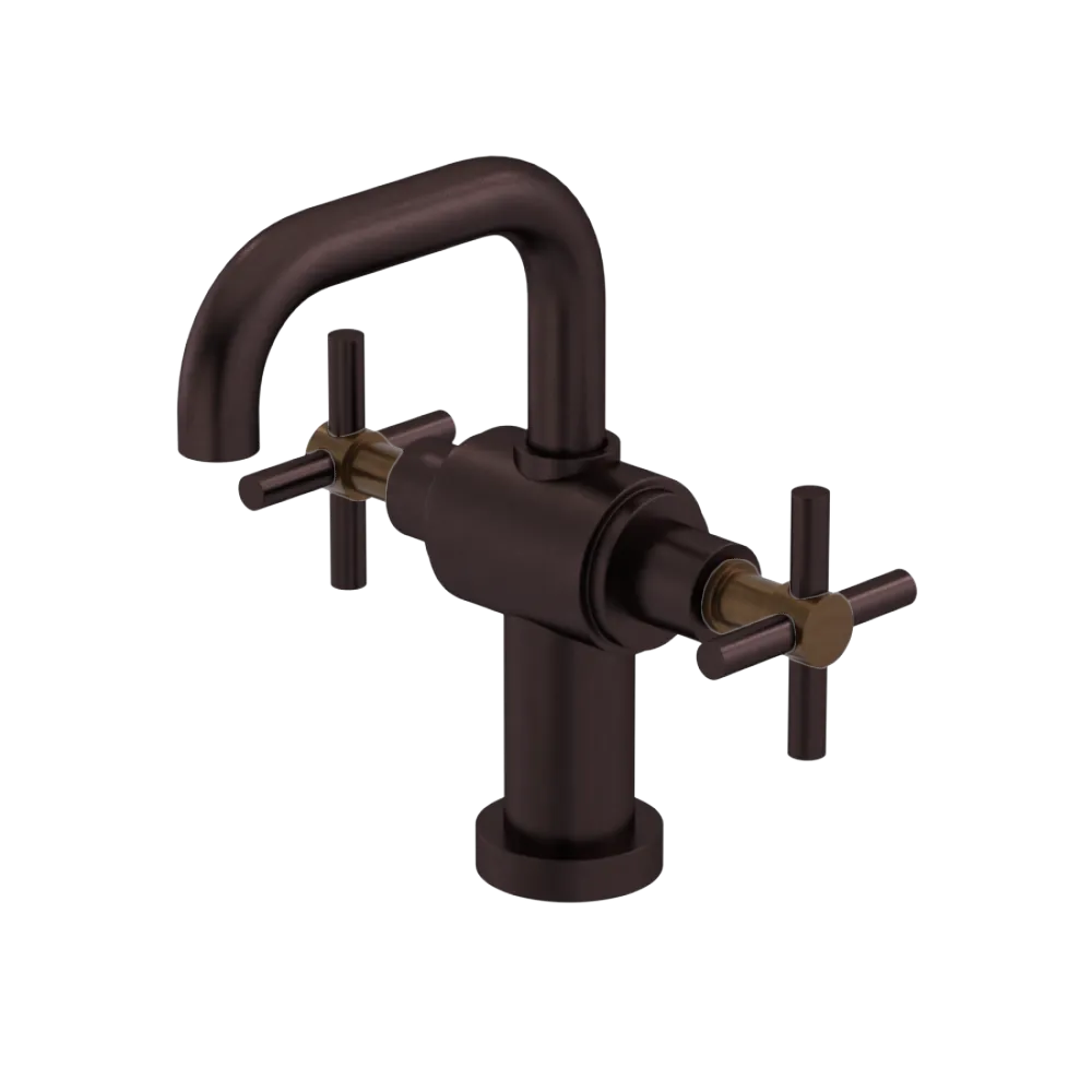 Rubinet Single Hole Dual Handle Lav. Set. (less drain) Oil Rubbed Bronze