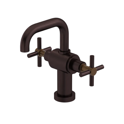 Rubinet Single Hole Dual Handle Lav. Set. (less drain) Oil Rubbed Bronze