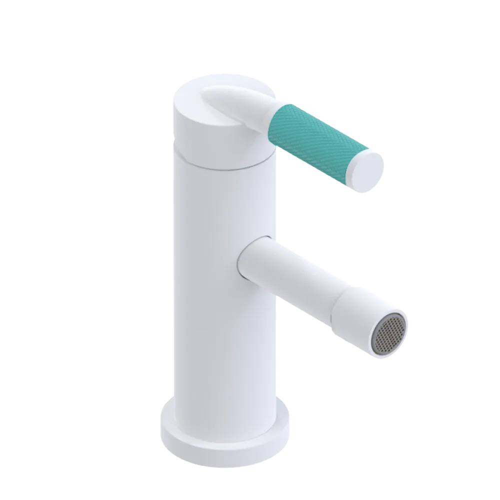 Rubinet Single Control Bidet Fitting (less drain) Matt White
