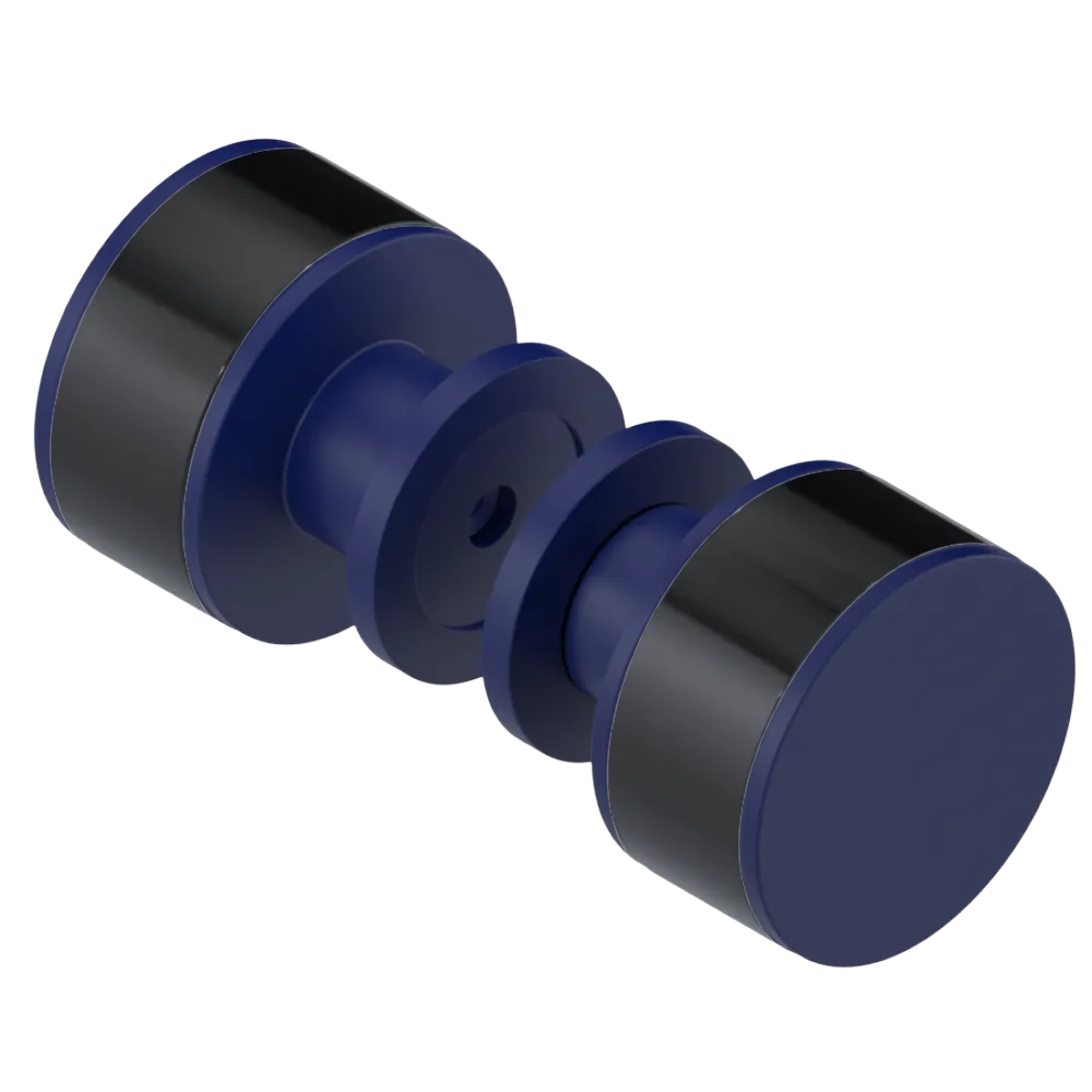 Rubinet Shower Door Knob (set) Midnight Blue