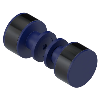 Rubinet Shower Door Knob (set) Midnight Blue