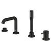Grohe Essence New 4-Hole Single-Handle Deck Mount Roman Tub Faucet With 6.6 L/Min (1.75 Gpm) Hand Shower