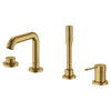 Grohe Essence New 4-Hole Single-Handle Deck Mount Roman Tub Faucet With 6.6 L/Min (1.75 Gpm) Hand Shower