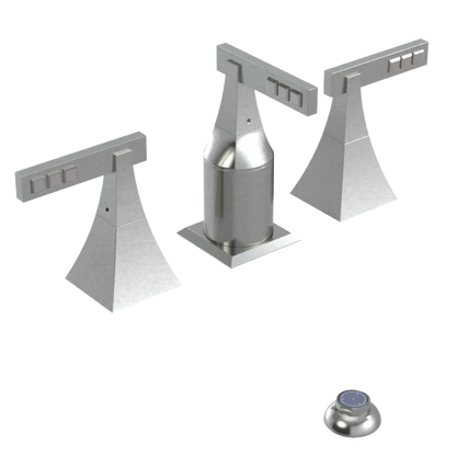 Rubinet Bidet Fitting with Spray, Diverter, and Vacum Breaker (Less Drain) Satin Nickel