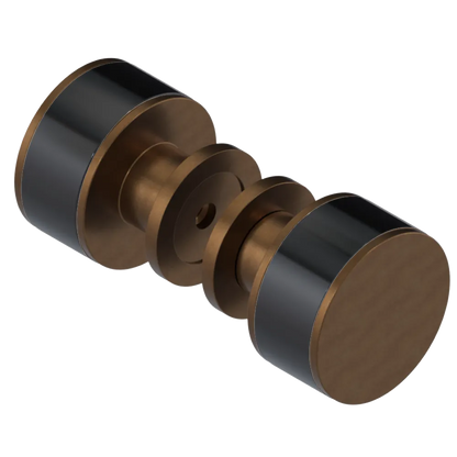 Rubinet Shower Door Knob (set) Tuscan Brass