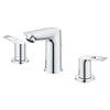 Bauloop 8-Inch Widespread 2-Handle M-Size Bathroom Faucet, 1.2 Gpm - Golzar Home