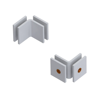 Rubinet 90 Glass to Glass Open Face White