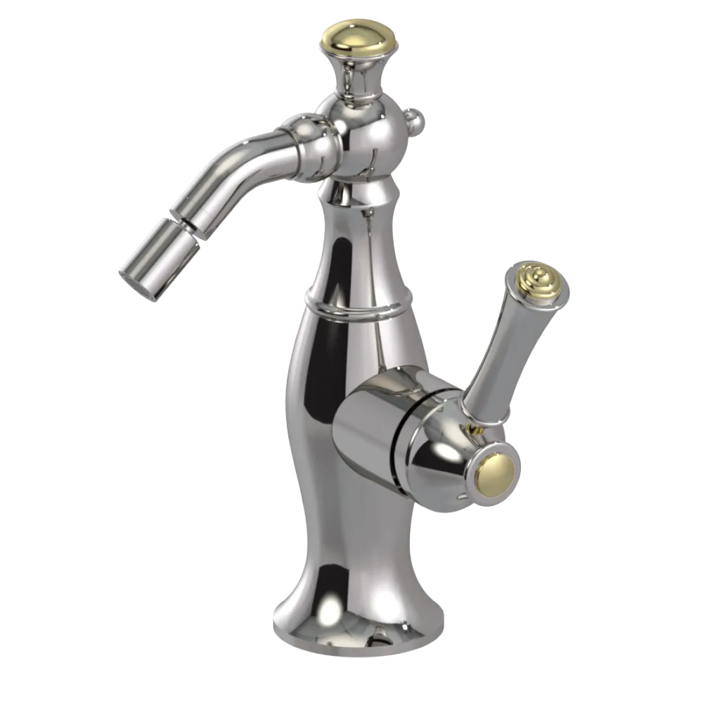 Rubinet Single Control Bidet Fitting (less drain) Polished Nickel