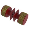 Rubinet Shower Door Knob (set) Maroon