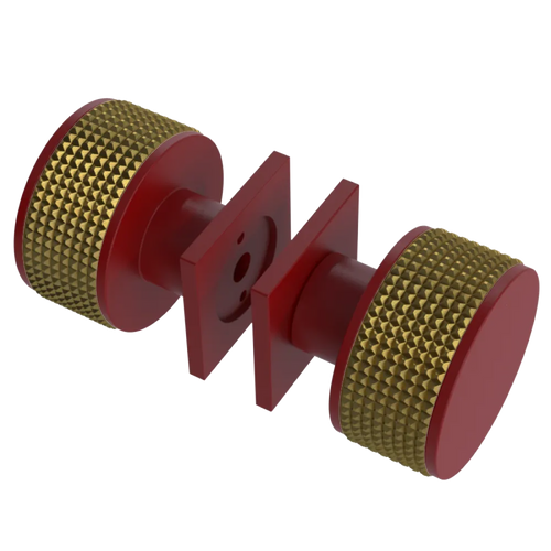 Rubinet Shower Door Knob (set) Maroon