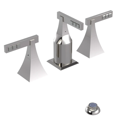Rubinet Bidet Fitting with Spray, Diverter, and Vacum Breaker (Less Drain) Polished Nickel