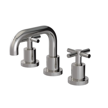 Rubinet Widespread Lav. Set. (less drain) Polished Nickel