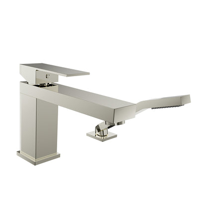 Baril 2-piece tub filler with hand shower