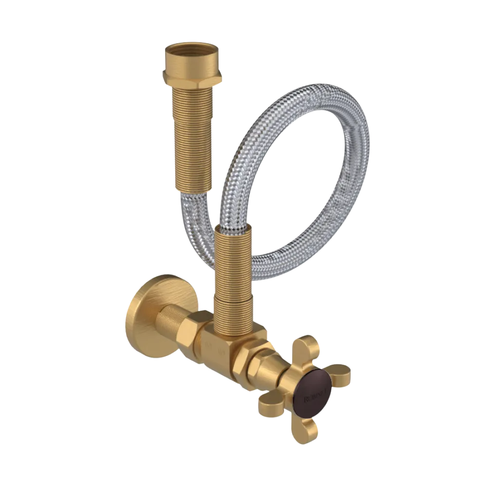 Rubinet Exposed Supply Kit (classic) Satin Gold