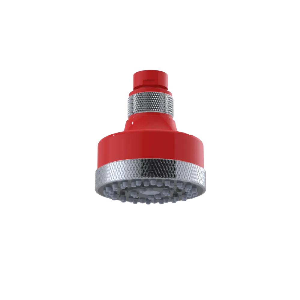 Rubinet 3 FUNCTION SHOWER HEAD Red