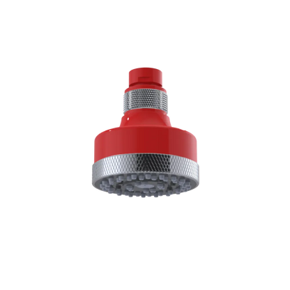 Rubinet 3 FUNCTION SHOWER HEAD Red