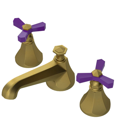 Rubinet Widespread Lav. Set. (less drain) Antique Brass Matt