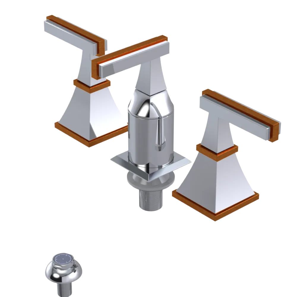 Rubinet Bidet Fitting with Spray, Diverter, and Vacum Breaker (Less Drain) Chrome