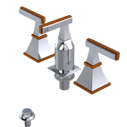 Rubinet Bidet Fitting with Spray, Diverter, and Vacum Breaker (Less Drain) Chrome