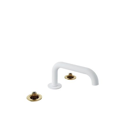 Baril 8" c/c lavatory faucet (without handle), drain included
