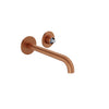Baril Single lever wall-mounted lavatory faucet (without handle), drain not included