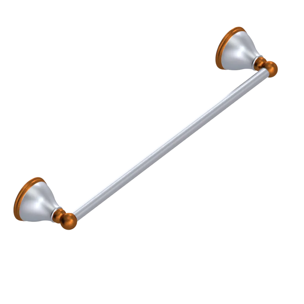 Rubinet Towel Bar 18" Satin Chrome
