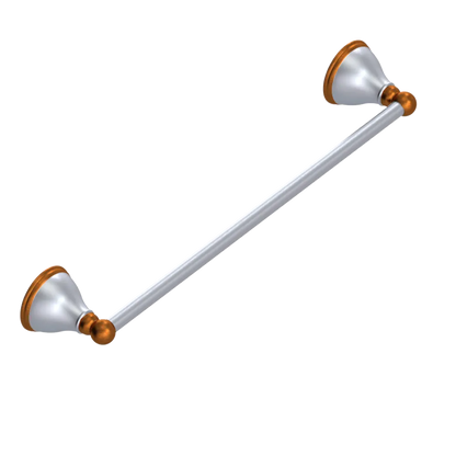 Rubinet Towel Bar 18" Satin Chrome