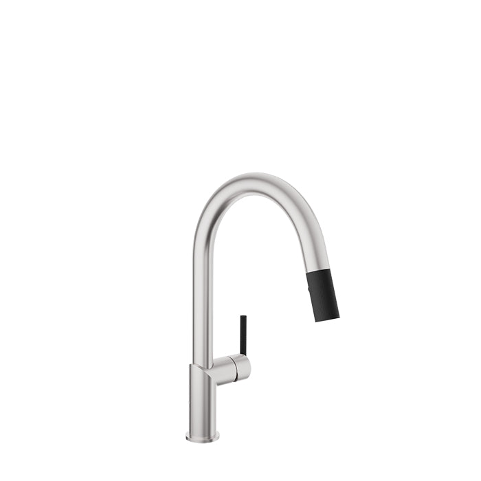 Baril Single-hole kitchen faucet with 2-function pull-down spray