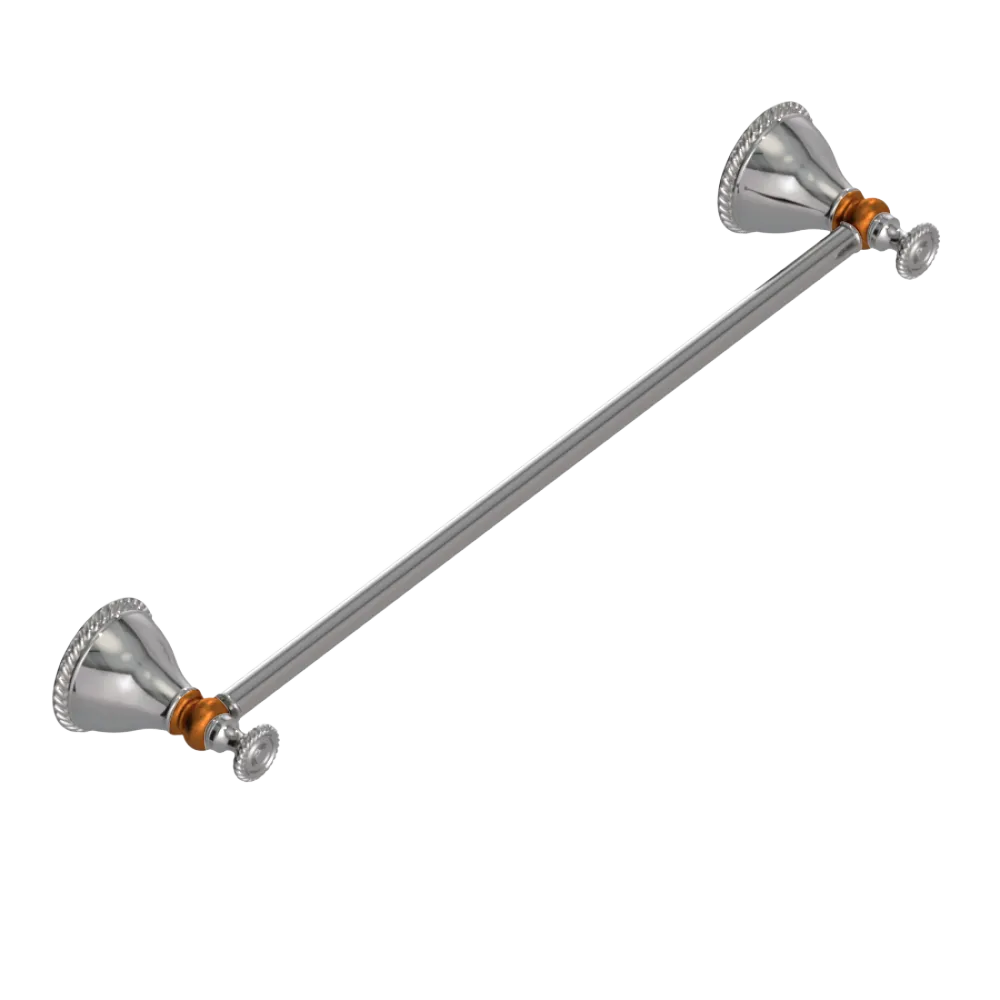 Rubinet Towel Bar 18" Polished Nickel