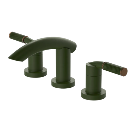 Rubinet Widespread Lav. Set. (less drain) Green Envy