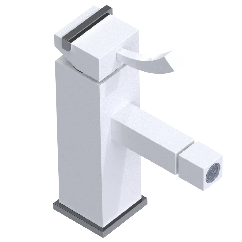 Rubinet Single Control Bidet Fitting (less drain) White
