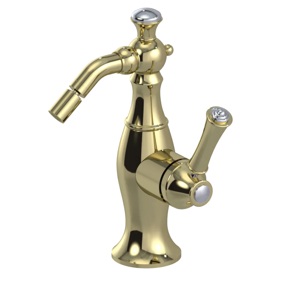 Rubinet Single Control Bidet Fitting (less drain) Gold