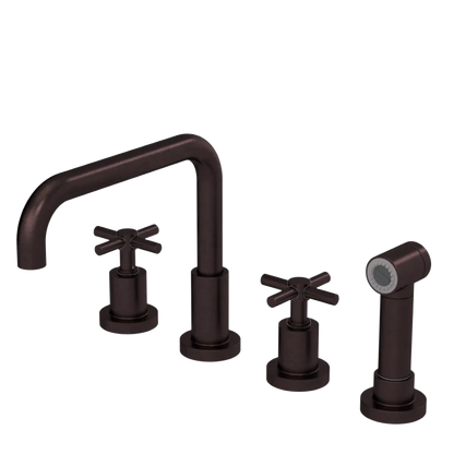 Rubinet Widespread Kitchen Set with Hand Spray Oil Rubbed Bronze