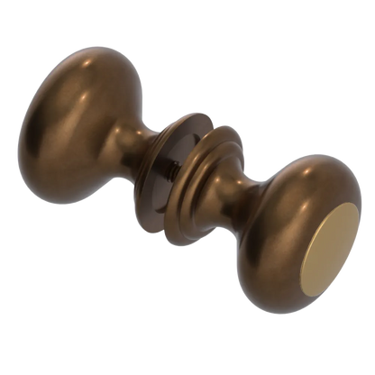 Rubinet Shower Door Knob (set) Tuscan Brass