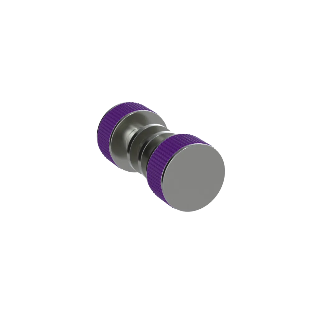 Rubinet Shower Door Knob (set) Satin Nickel