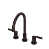 Rubinet Widespread Kitchen Set Oil Rubbed Bronze