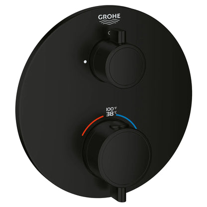 Grohe Dual Function 2-Handle Valve Trim Thermostatic Shower Trim – 24133000