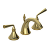 Rubinet Widespread Lav. Set. (less drain) Natural Brass