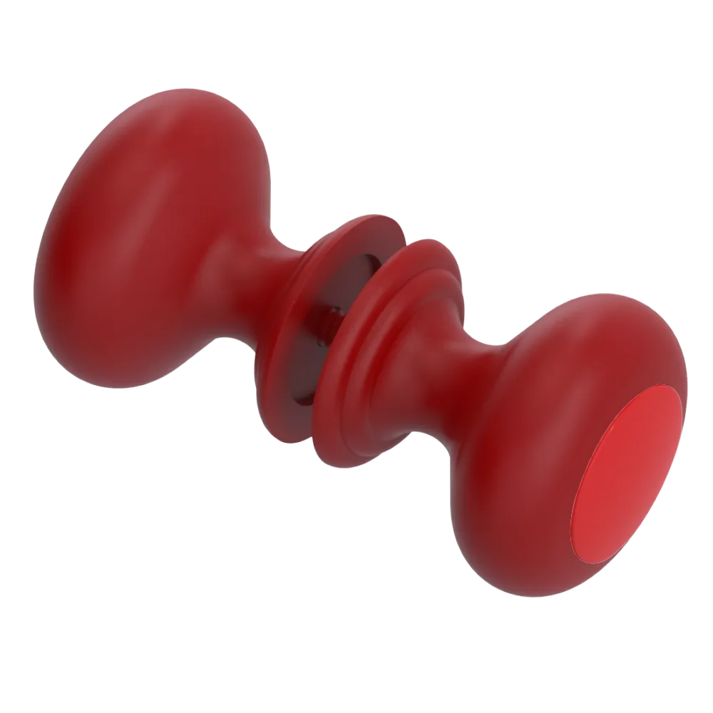 Rubinet Shower Door Knob (set) Maroon