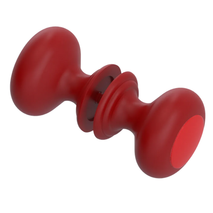 Rubinet Shower Door Knob (set) Maroon