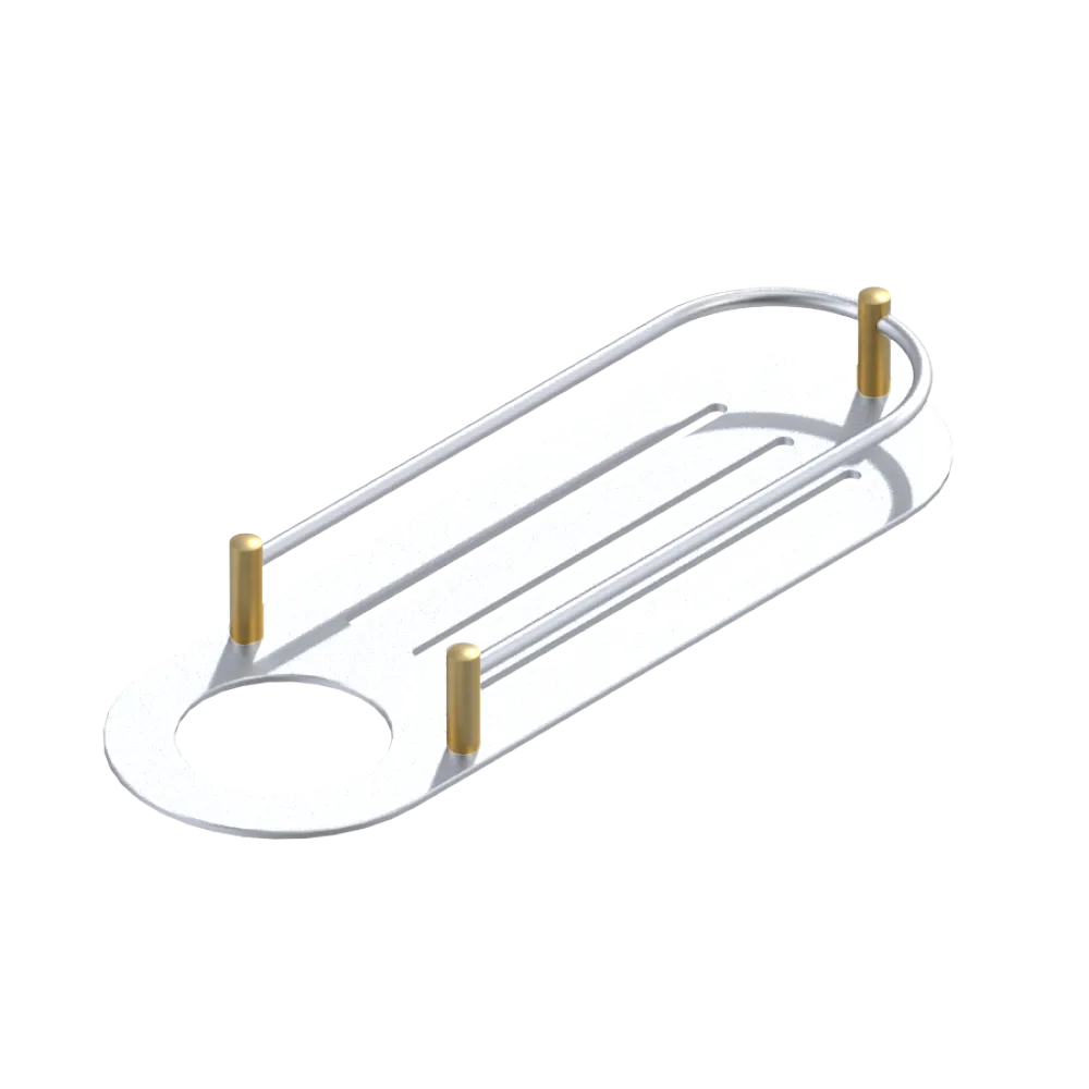 Rubinet Shelf Only Satin Chrome